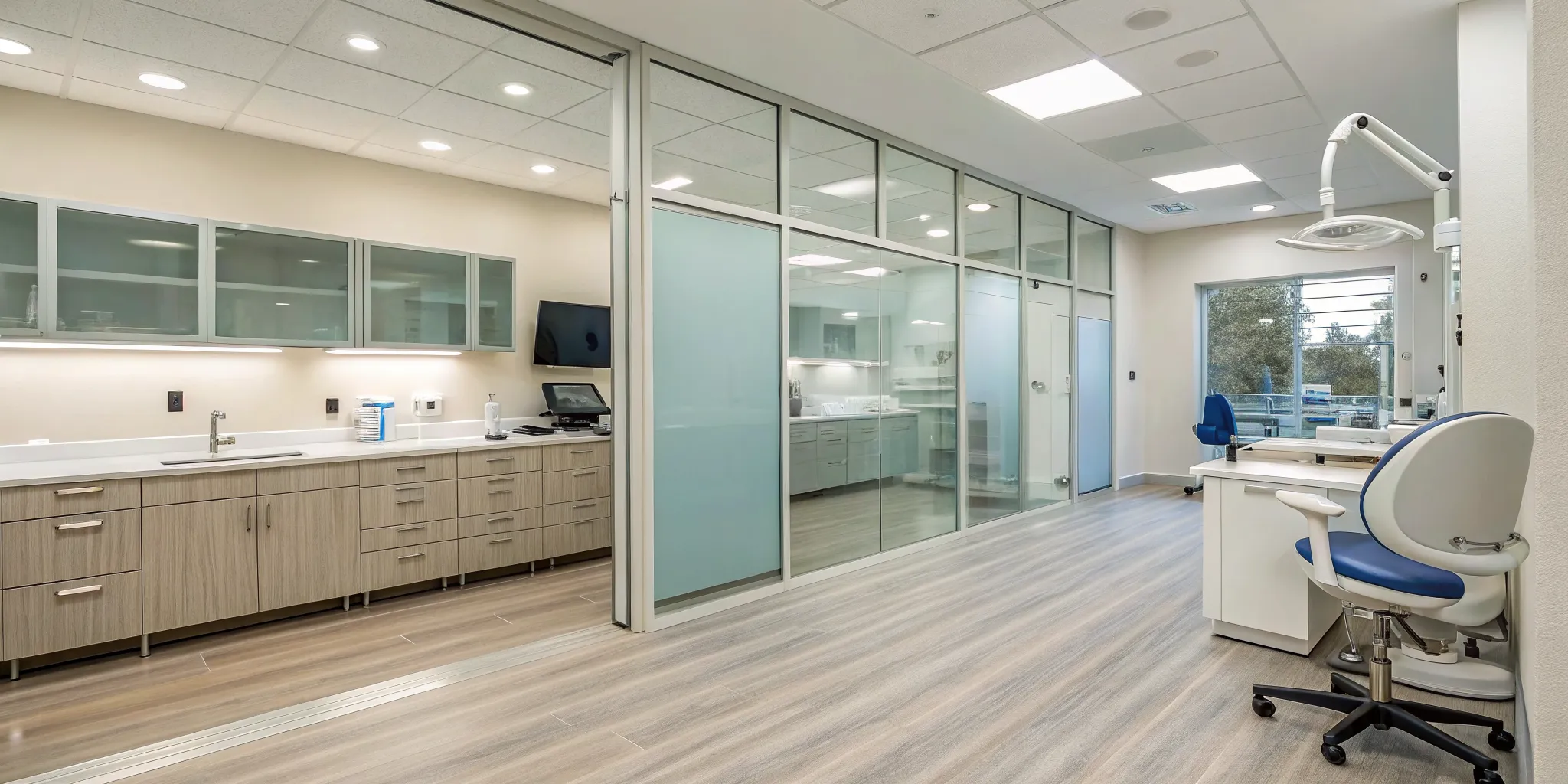 A digital hybrid denture lab in Chicago with modern fabrication equipment.