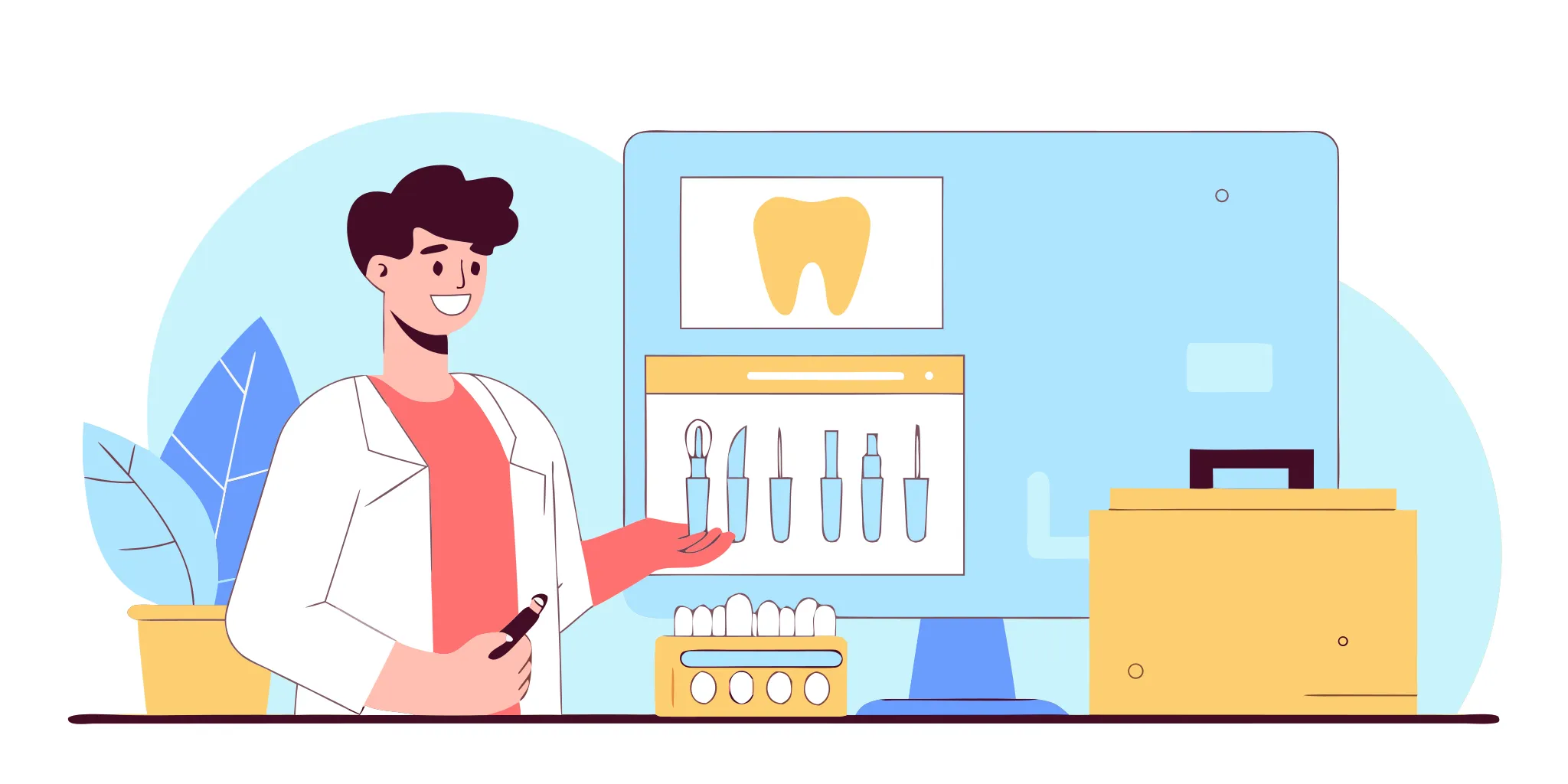 Dental lab case submission checklist for physical and digital records